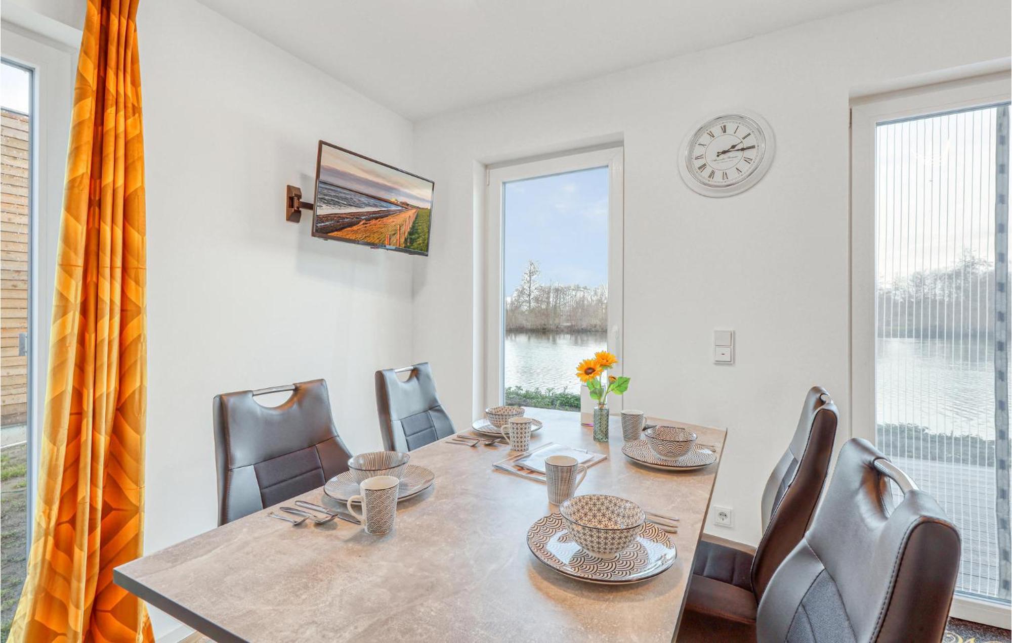 Nice Home In Tossens With Kitchen Bagian luar foto
